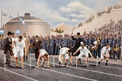 100 m Race at Olympic Games in Athens 1896