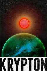 Krypton Retro Travel Poster