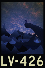 LV-426 Retro Travel Poster